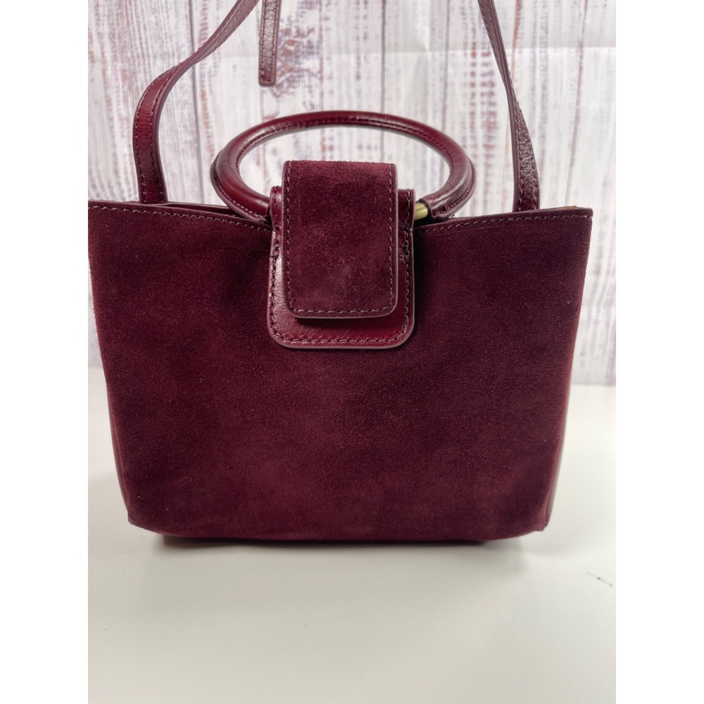 Women's HOBO Heidi Handbag In Burgundy
